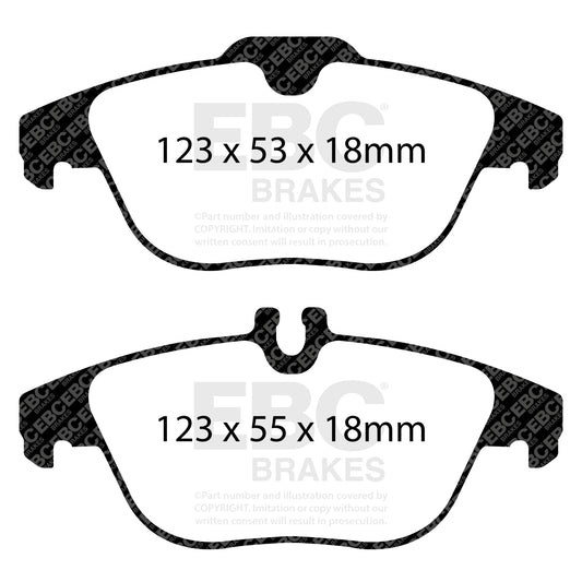 EBC ULTIMAX2 Rear Brake Pad Set Mercedes-Benz A0054204920