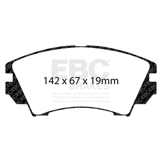 EBC ULTIMAX2 Front Brake Pad Set Chevrolet MG Opel Saab