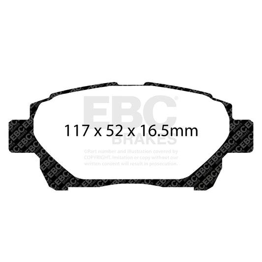 EBC ULTIMAX2 Front Brake Pad Set Aston Martin Toyota