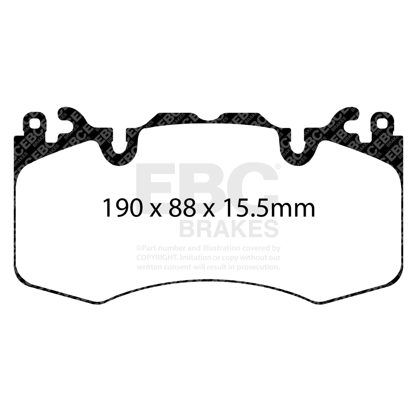 EBC Bluestuff NDX Front Brake Pad Set Land Rover