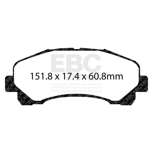 EBC ULTIMAX2 Front Brake Pad Set Chevrolet (Thailand)