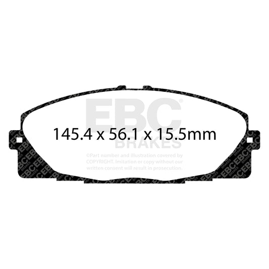 EBC ULTIMAX2 Front Brake Pad Set Toyota Commercial