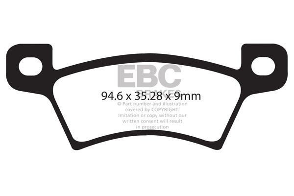 EBC Zestaw klocków hamulcowych ULTIMAX2 tył Microcar R1003900