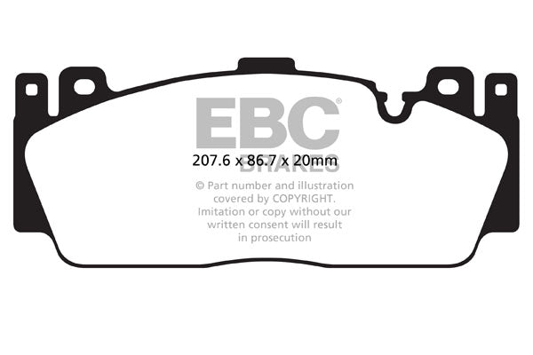 EBC RP-X Racing Front Brake Pad Set for BMW