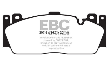 EBC RP-X Racing Front Brake Pad Set for BMW
