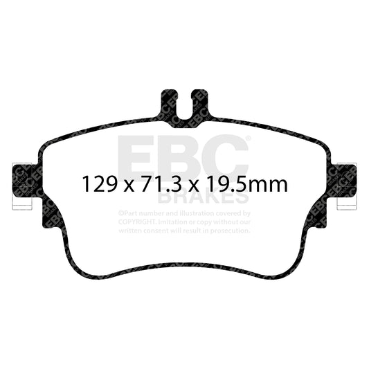 EBC GREENSTUFF Front Brake Pad Set Mercedes-Benz 0064204820