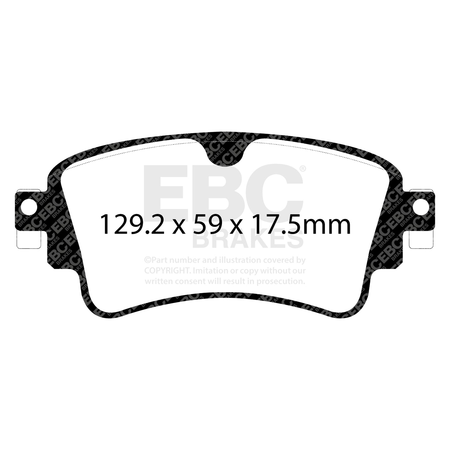 EBC GREENSTUFF Rear Brake Pad Set Audi 8W0698451F 8W0698451G