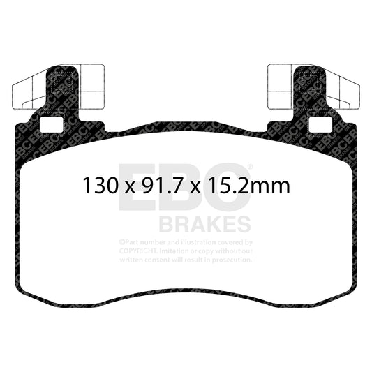 EBC ULTIMAX2 Brake Pad Set Rear Genesis