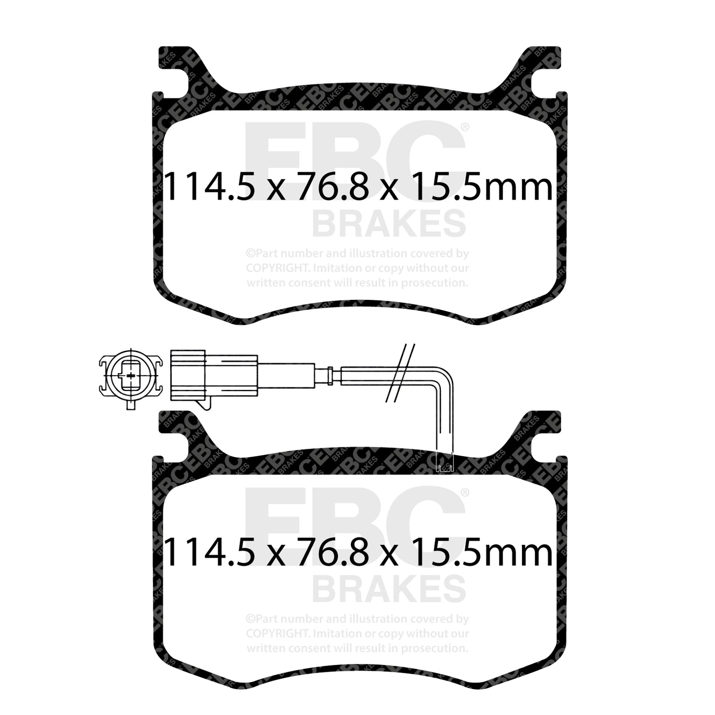 EBC GREENSTUFF Front Brake Pad Set Alfa Romeo