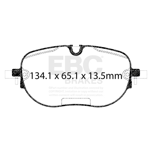 EBC ULTIMAX2 Front Brake Pad Set Cupra Volkswagen
