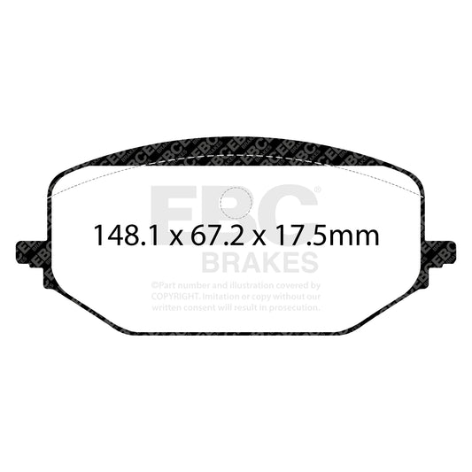 EBC ULTIMAX2 Front Brake Pad Set Citroen Commercial DS Fiat