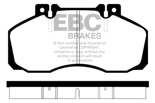 EBC ULTIMAX2 Brake Pad Set Mercedes-Benz Commercial