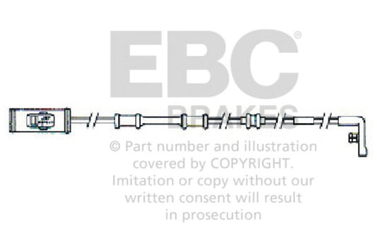 EBC Czujnik zużycia klocków hamulcowych Opel Vauxhall 90497051