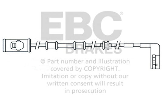 EBC Czujnik zużycia klocków hamulcowych Opel Vauxhall 90497052