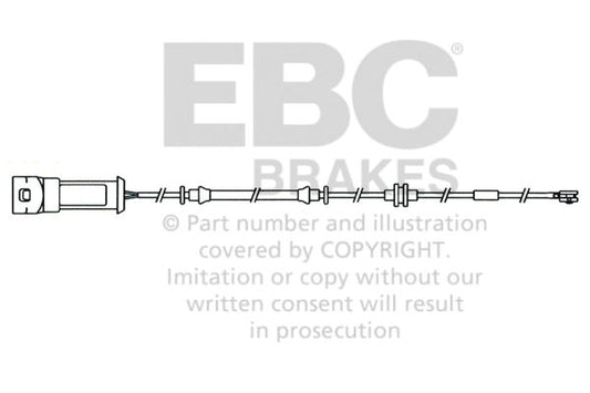 EBC Czujnik zużycia klocków hamulcowych Opel Vauxhall 90440224