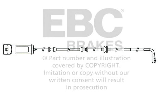 EBC Czujnik zużycia klocków hamulcowych Opel Vauxhall 6235623