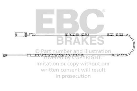 EBC Czujnik zużycia klocków hamulcowych tył BMW 34356792565