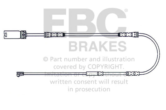 EBC Czujnik zużycia klocków hamulcowych BMW 34356792562