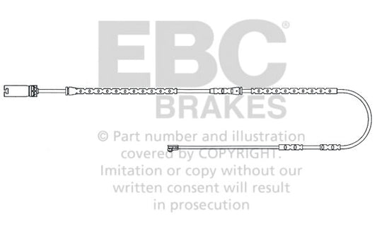 EBC Czujnik zużycia klocków hamulcowych BMW 34356792561
