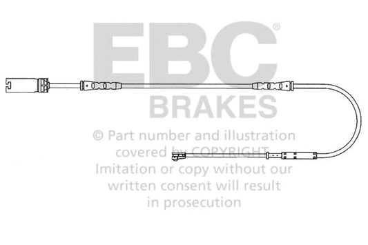 EBC Czujnik zużycia klocków hamulcowych BMW 34356792559