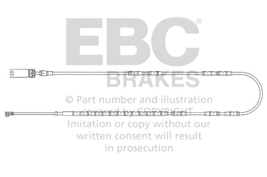 EBC Czujnik zużycia klocków hamulcowych tył BMW 34356792564