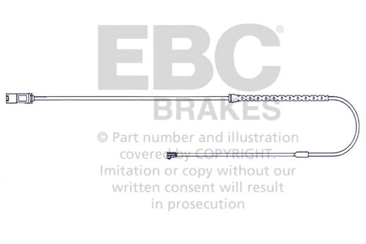 EBC Czujnik zużycia klocków hamulcowych tył BMW 34356792571