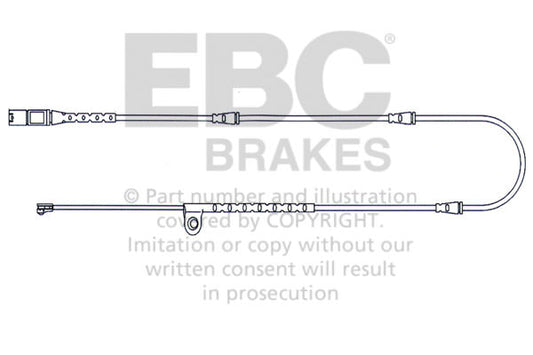 EBC Czujnik zużycia klocków hamulcowych BMW 34356792569