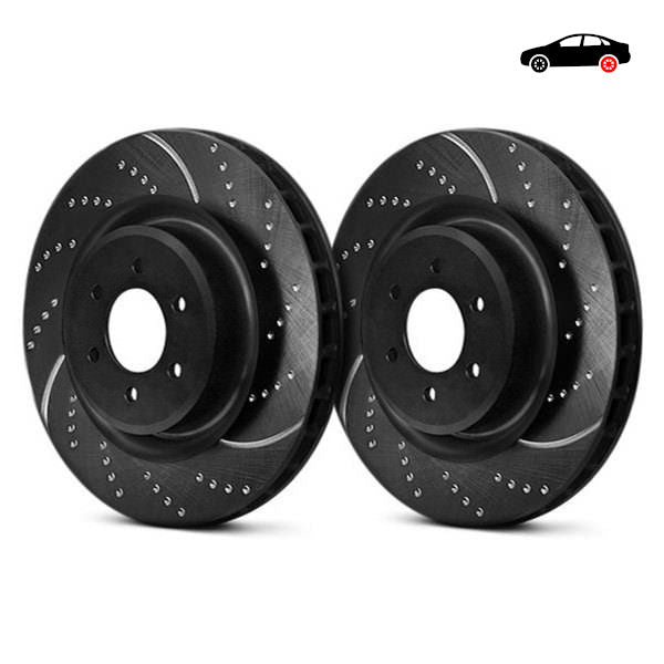 EBC GD Sport Drilled and Grooved Brake Discs Ford
