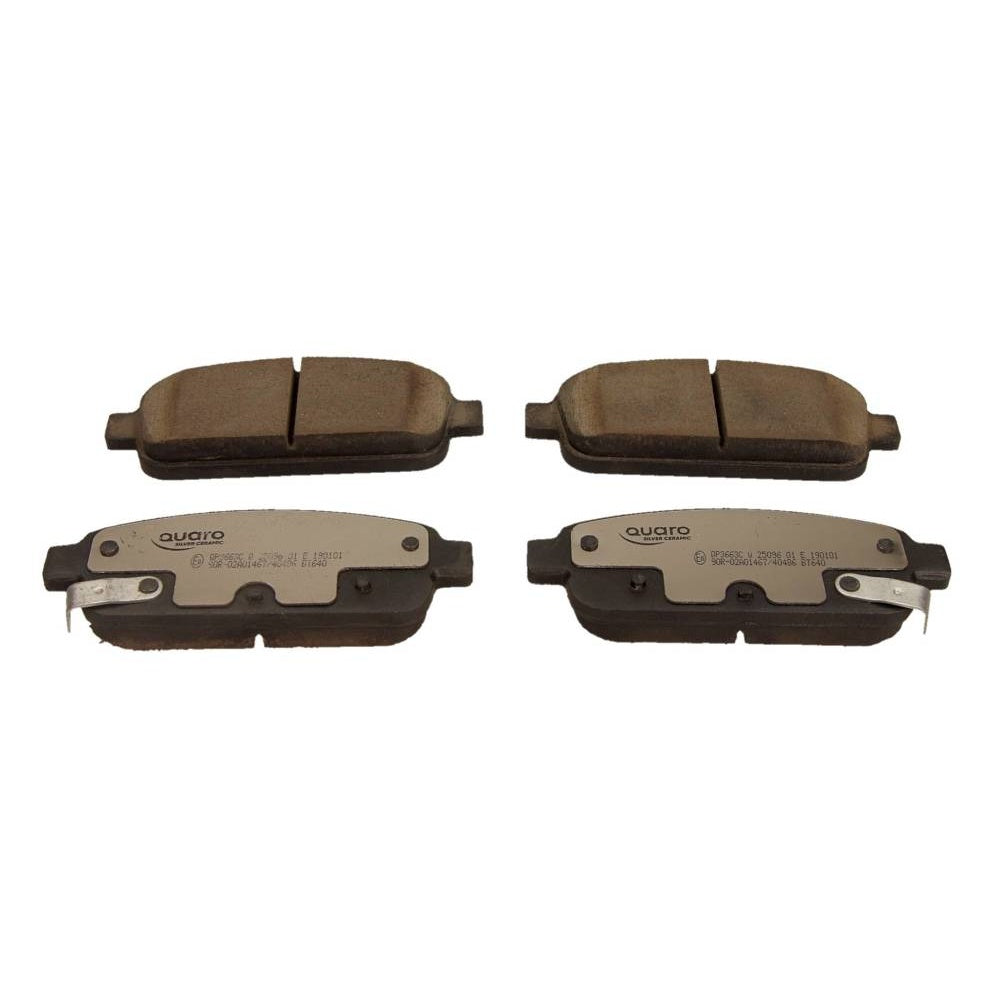 EBG Klocki hamulcowe tył ceramiczne Opel Vauxhall Chevrolet Buick 13408579