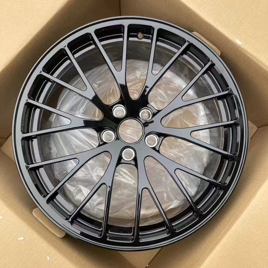 EBG Komplet sportowe felgi aluminiowe lekkostopowe czarne 18x8 5x112 ET38