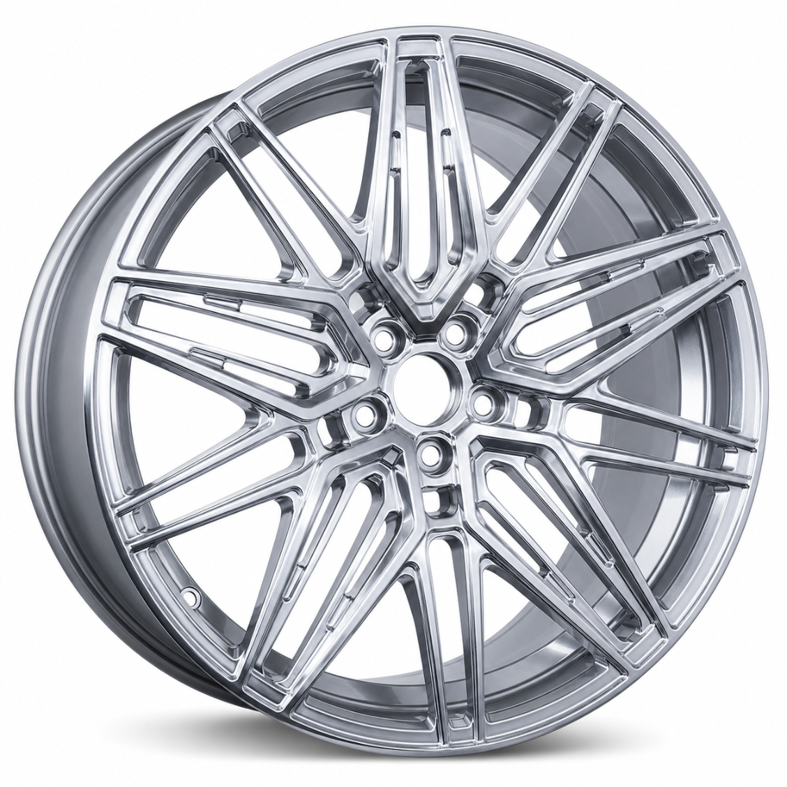 EBG Komplet sportowe felgi aluminiowe srebrne 21x8.5 5x120 ET30