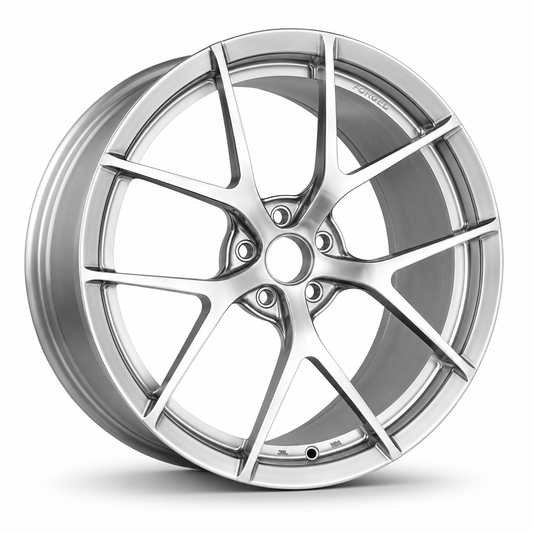 EBG Komplet sportowe felgi aluminiowe lekkostopowe srebrne 18x8 5x114.3 ET38