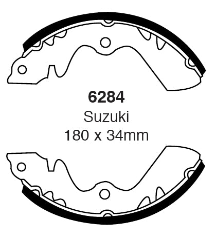 EBC Suzuki Commercial Brake Shoe Kit