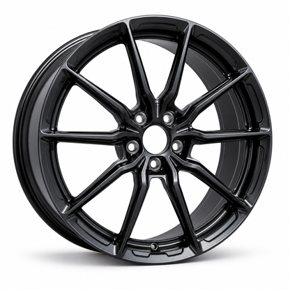 EBG Komplet sportowe felgi aluminiowe czarne 19x8.5 5x114.3 ET38