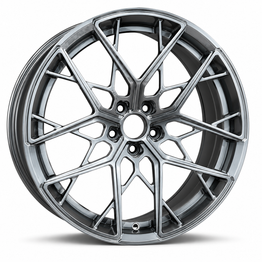 EBG Komplet sportowe felgi aluminiowe srebrne 22x9.5 5x120 ET38