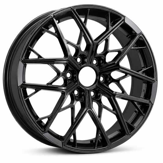 EBG Komplet sportowe felgi aluminiowe lekkostopowe czarne 19x8.5 5x120 ET35
