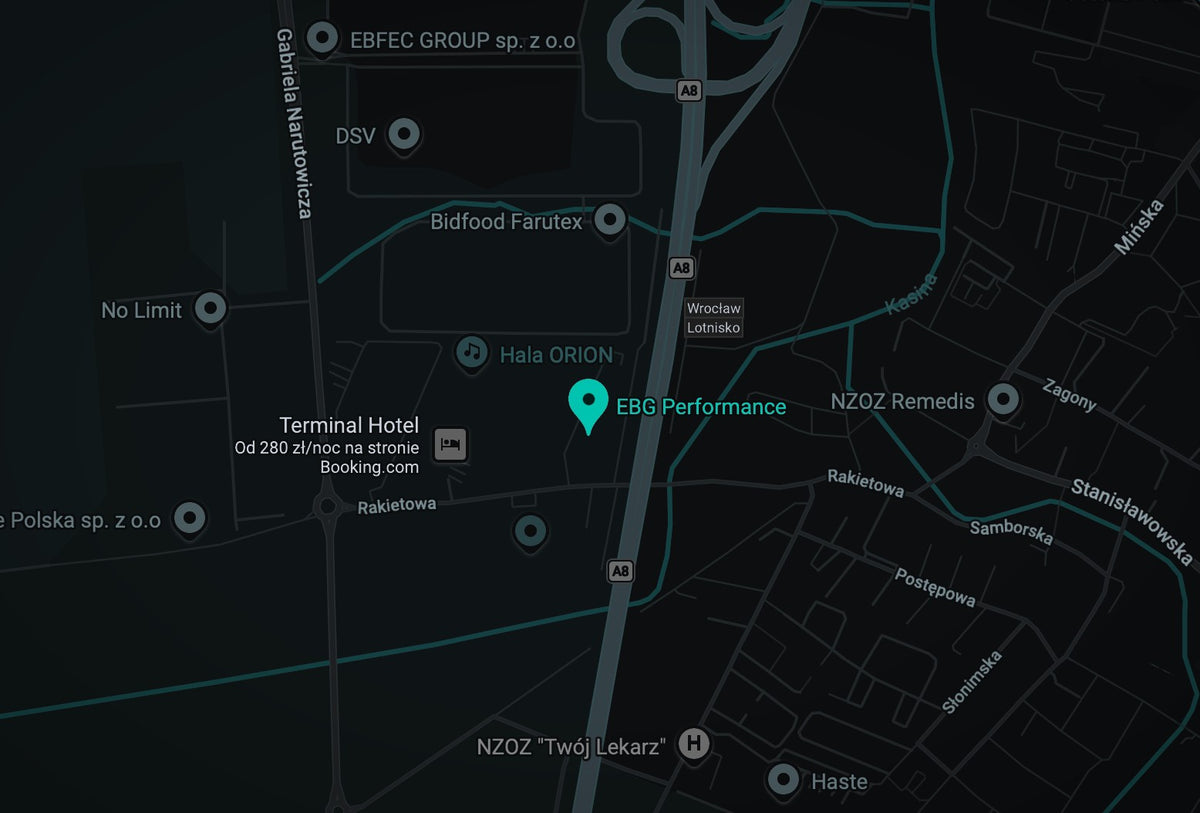 Mapa: EBG Performance, Rakietowa 29A, Wrocław