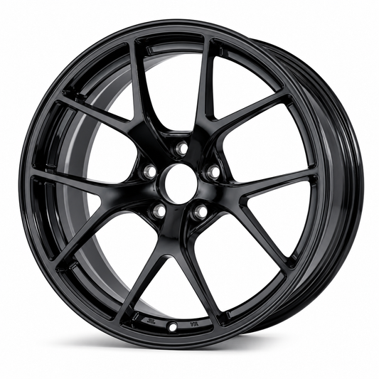 EBG Komplet sportowe felgi aluminiowe czarne 19x8.5 5x114.3 ET35