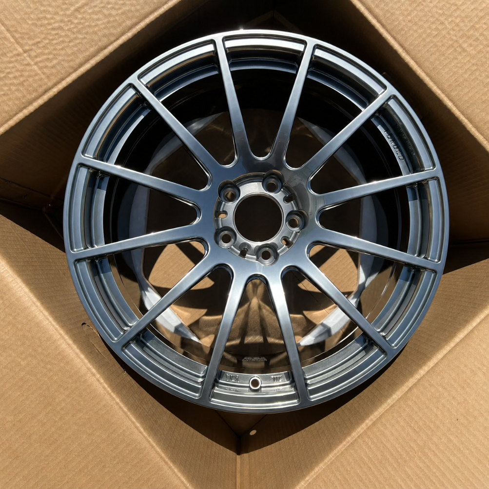 EBG Komplet sportowe felgi aluminiowe lekkostopowe srebrne 19x8.5 5x112 ET30